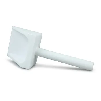 Cucharilla de muestreo de PTFE personalizada, pala resistente a la corrosión de alta pureza y bajo fondo para laboratorios químicos y farmacéuticos