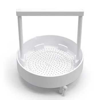 Cesta de Limpieza de PTFE para Semiconductores Portaoblechas de 12 Pulgadas para Grabado Húmedo Resistente a Ácidos y Álcalis de Fluoropolímero