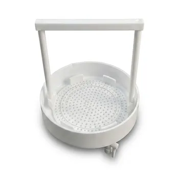 Portador de obleas de PTFE para semiconductores de 8 pulgadas, resistente a la limpieza húmeda y al grabado con HF