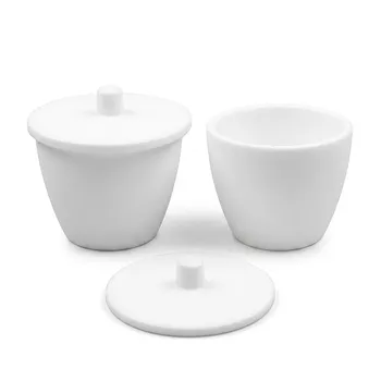 Crisol de Teflon resistente a la corrosión de alta pureza, recipiente de PTFE para laboratorio con bajo fondo para análisis de trazas y digestión ácida