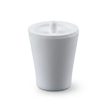 Crisol de PTFE de alta pureza con tapa resistente a la corrosión, material de laboratorio para análisis de trazas en aplicaciones de ácidos y bases fuertes