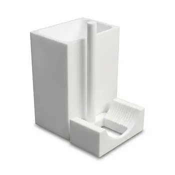 Cesta floral cuadrada de PTFE para limpieza de obleas de silicio personalizable, para grabado en húmedo de semiconductores y manipulación de sustratos
