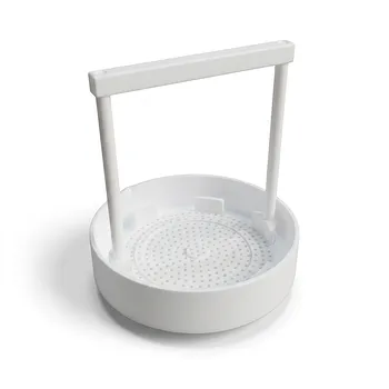 Cesta de limpieza de obleas PTFE, soporte de grabado de 4 pulgadas, portamáscaras personalizable resistente a ácidos y álcalis