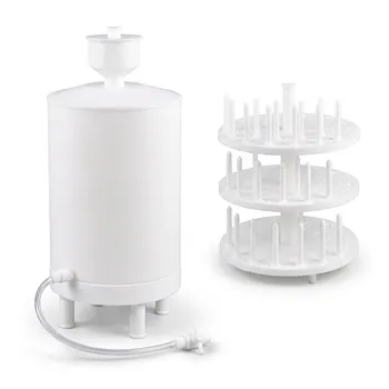 Unidad de descontaminación para material de laboratorio de análisis de trazas en sistema de limpieza por vapor ácido de PTFE de alta pureza con tecnología de reflujo cerrado a prueba de fugas y capacidad multiposición personalizable