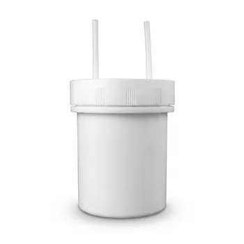 Tambores de almacenamiento químico de PTFE blanco opaco de alta pureza y recipientes de muestreo de reacción de fluoropolimero personalizables