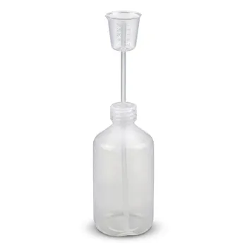 Dosificador de boca de botella de PFA translúcido para extracción por compresión de productos químicos resistentes a la corrosión