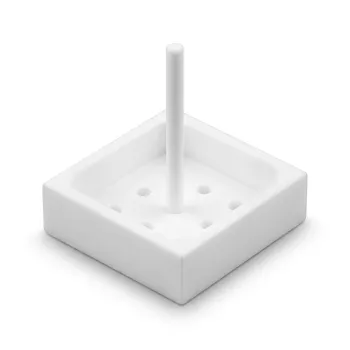 Soporte para obleas de silicio de PTFE para procesos de grabado ácido y limpieza 2 4 6 8 pulgadas personalizable resistente a altas temperaturas