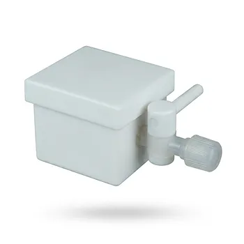 Cuba de electroforesis ignífuga de PTFE resistente a la corrosión, cápsula de evaporación personalizable, celda de hidrólisis blanca
