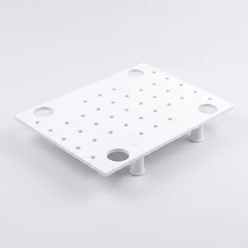 Soporte de fluoropolímero sin metal de tabla de aislamiento térmico de PTFE resistente a altas temperaturas y corrosión para laboratorios ultra limpios