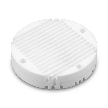 Portaoblevas redondo de PTFE y bandeja de reacción aislante resistente a la corrosión para fabricación de semiconductores y electrónica