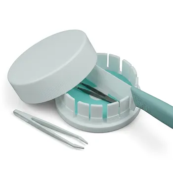 Cortador de Membrana Filtro Circular de PTFE de Alta Pureza con Cuchilla de Cerámica para Análisis de Trazas y Preparación de Muestras en Laboratorios CDC