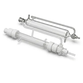 Columna de cromatografía de PFA de alta pureza, columna de filtro de presión constante de doble capa con placa de tamiz, sistema de filtración de fluoropolímero resistente a los ácidos