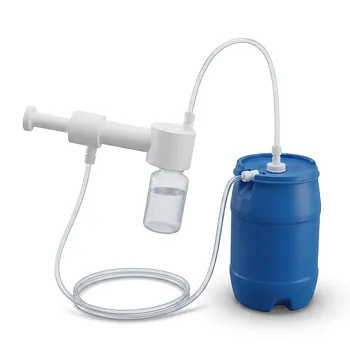Muestreador de líquido ultrapuro de PTFE de alta pureza para extracción de ácidos y muestreo en reactores. Dimensiones personalizables