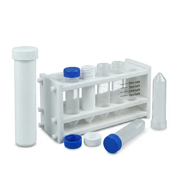 Tubos de digestión de PTFE personalizados y recipientes de centrifugación de politetrafluoroetileno de alta pureza de 60 ml para análisis de trazas