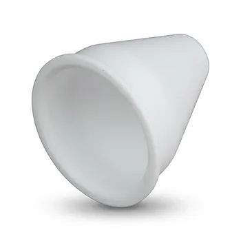 Celda de muestra cónica de PTFE personalizada, contenedor triangular de fluoropolímero, resistente a productos químicos, de bajo fondo, material de laboratorio