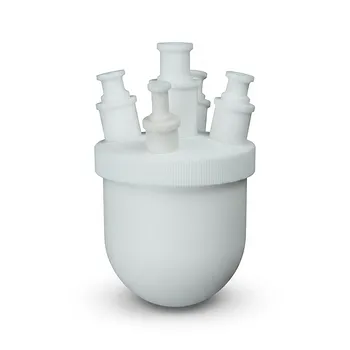 Matraz de PTFE de Gran Capacidad y Alta Pureza con Múltiples Cuellos Personalizado para Síntesis Química de Laboratorio Corrosiva y Procesamiento Industrial