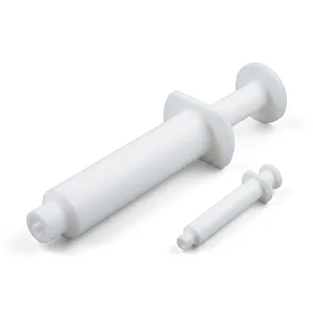 Jeringa de PTFE de Alta Pureza 20ml Virgen Compatible con Bomba de Jeringa Fluoropolímero Resistente a Productos Químicos Herramienta de Inyección de Muestras