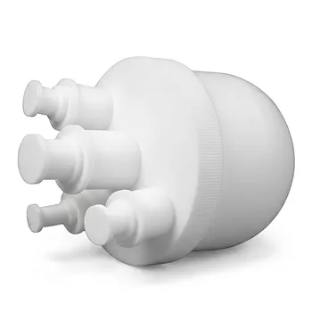 Matraz de reacción de cuello único de PTFE de alta pureza resistente a ácidos personalizable reactor de laboratorio de fluoropolímero