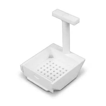 Soporte de limpieza de cesta floral de PTFE personalizado, resistente a la corrosión y de bajo fondo para portaobleas de investigación de polímeros avanzados