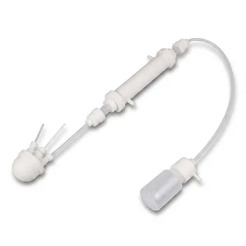 Aparato de reflujo y condensación personalizado de PTFE con serpentín y sistema de recolección con matraz para procesamiento químico corrosivo