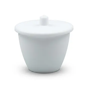 Crisol de digestión de laboratorio de PTFE resistente a la corrosión a alta temperatura, personalizable, con tapa, recipiente compatible con placa calefactora de pequeño volumen