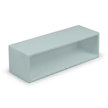 Caja de reacción PTFE personalizada, tanque de celda electroquímica cuadrada, blanco opaco