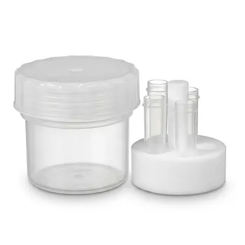 Soporte de PTFE resistente a la corrosión con tanque de reacción transparente de PFA y tubo de muestreo de PFA de alta pureza para análisis de trazas