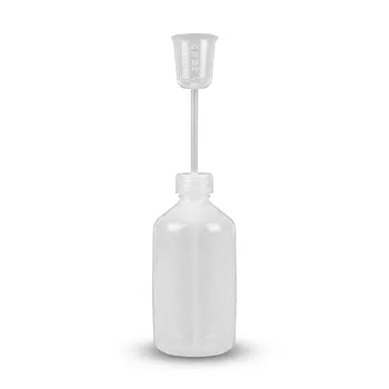Dispensador de PFA para Botellas Resistente a la Corrosión, Sistema de Extracción de Líquidos por Presión Translúcido para el Manejo de Químicos Ultra Puros