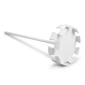 Disco de dispersión PTFE grado alimenticio y cosmético, paleta de agitación grande antiadherente y resistente a la corrosión, impulsor personalizable