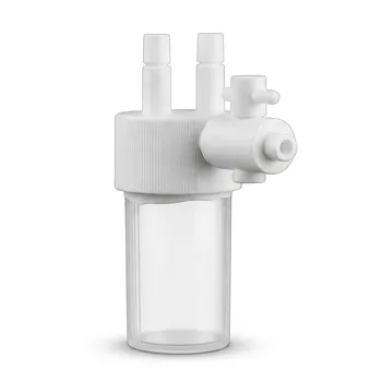 Tapa de reacción PTFE personalizada con válvula y racor integrados, resistente a la corrosión, sin lixiviación, sistema de tapa para botellas PFA FEP