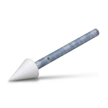 Muestreador Sólido de PTFE Resistente a Altas Temperaturas, Anticorrosivo, No Lixiviable, Reutilizable para Biotecnología, Dispositivo para Muestreo de Polvo Blanco
