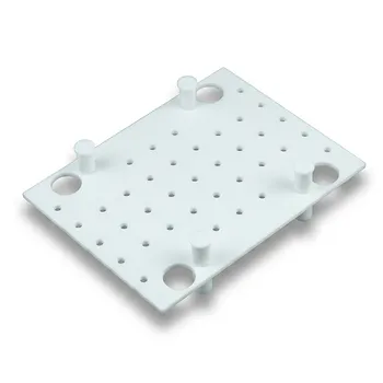 Placa de aislamiento térmico de PTFE personalizable, resistente a altas temperaturas y corrosión, soporte de laboratorio por capas de varios niveles