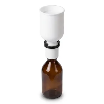 Sistema personalizado de filtración al vacío de PTFE resistente a la corrosión con embudo Buchner de Teflón para laboratorios de investigación