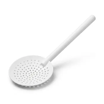 Cuchara ranurada de PTFE resistente a altas temperaturas, tamaño y cantidad de orificios personalizables para uso en laboratorios bioquímicos, espumadera de teflón de alta pureza y cero lixiviación