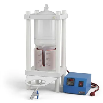 Componentes del Sistema de Purificación de Ácidos de Alta Pureza Frascos de Recolección PFA Manguitos Calefactores de Silicona y Controladores de Temperatura