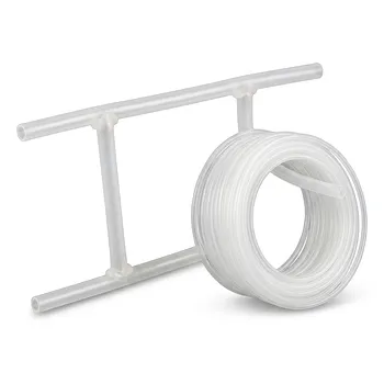 Tubo de PFA resistente a la corrosión de 1/4 de pulgada, componentes de transferencia de fluidos moldeados a medida y soldados