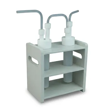 Soporte personalizado de PTFE resistente a ácidos para sistema de absorción de hidrógeno con PFA, múltiples orificios