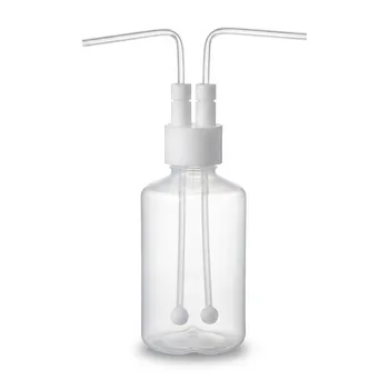 Frascos de lavado de gas PFA de alta pureza, recipiente de absorción de gas resistente a la corrosión, tapón de PTFE, frasco de reacción PFA personalizable