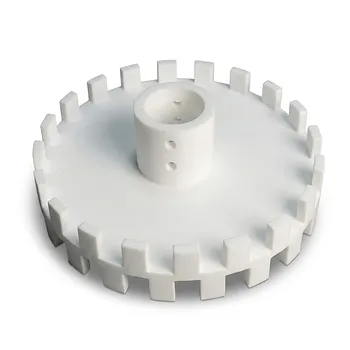 Disco de agitación de turbina de PTFE resistente a la corrosión e impulsor de dispersión de fluoropolímero de alto rendimiento para la mezcla de productos químicos industriales