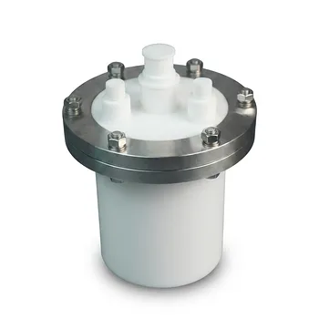 Reactores Personalizados de PTFE 2L con Brida, Tanque Reactor de Fluoropolímero Resistente a Ácidos y Álcalis, Vaso de Politetrafluoroetileno