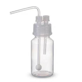 Frasco de lavado de gases de PFA de alta pureza, resistente a la corrosión, para absorción de gases de cola y recipiente de amortiguación