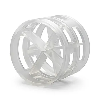 High Purity PFA PTFE Raschig Rings for Chemical Distillation Tower Packing in Acidic and Alkaline Environments