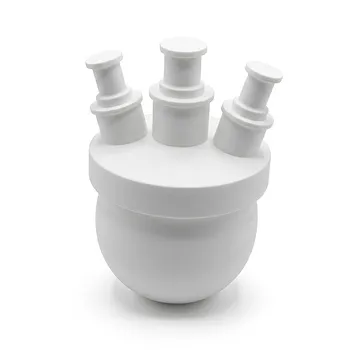 Matraz de PTFE personalizado de gran volumen 10L: Recipiente de laboratorio resistente a la corrosión para análisis de trazas de bajo fondo