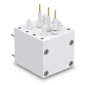 高純度分割型電気化学分析用全PTFE H型交換膜電解セル