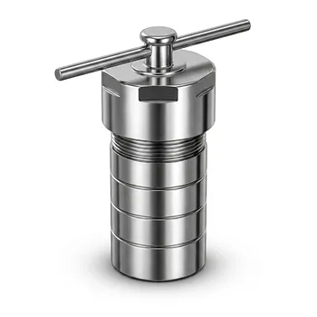 Reattore Autoclavo per Sintesi Idrotermale da Laboratorio Rivestimento PTFE PPL Recipiente di Reazione Antideflagrante Alta Temperatura Alta Pressione