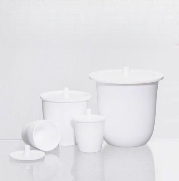 تفاصيل بوتقة PTFE مع الغطاء