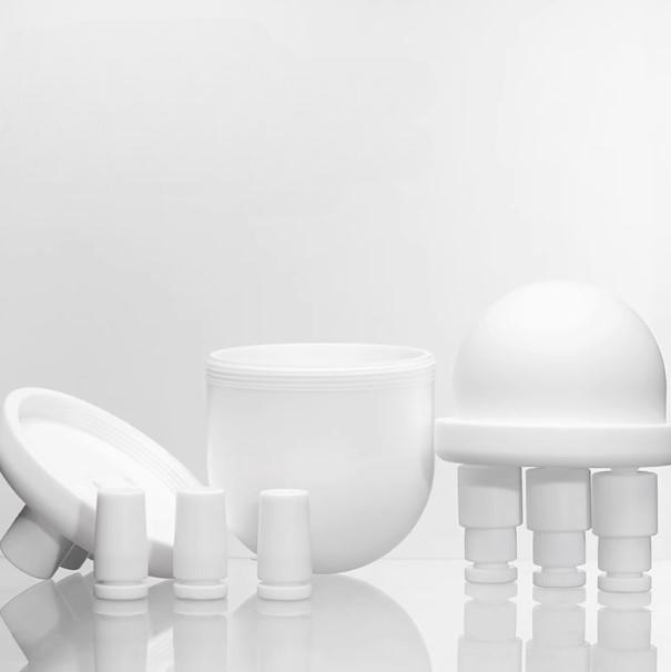 PTFE-Dreihalskolben Details