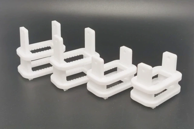 رف تنظيف الركيزة الزجاجية الموصلة PTFE الموصلة PTFE تفاصيل الرف 4