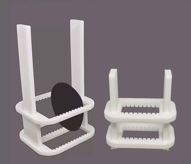 رف تنظيف الركيزة الزجاجية الموصلة PTFE الموصلة PTFE تفاصيل الرف 5