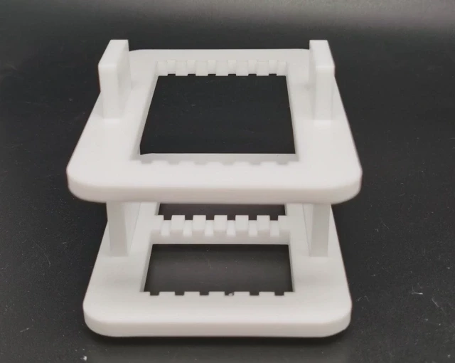 حامل تنظيف الركيزة الزجاجية الموصلة PTFE الموصلة PTFE تفاصيل حامل تنظيف الركيزة الزجاجية 3